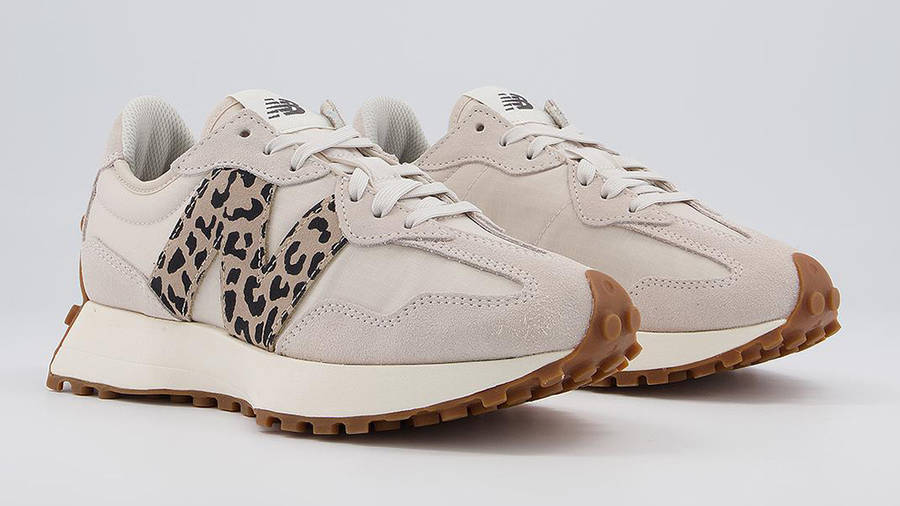 leopard new balance trainers