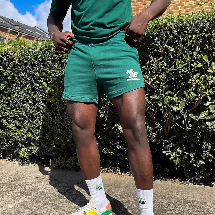 New Balance Palm Tree Short Shorts