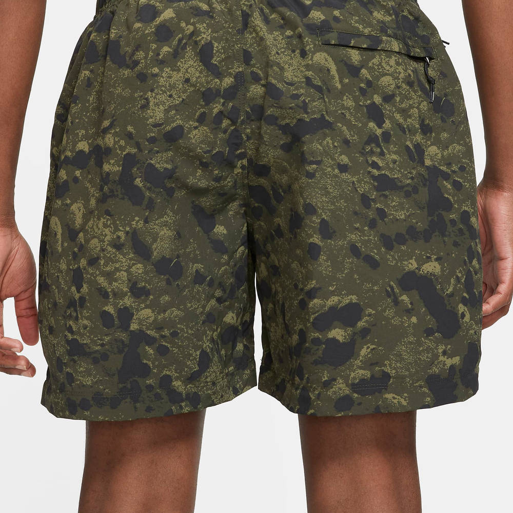 Nike ACG All-Over Print Trail Shorts - Sequoia Black | The Sole Supplier