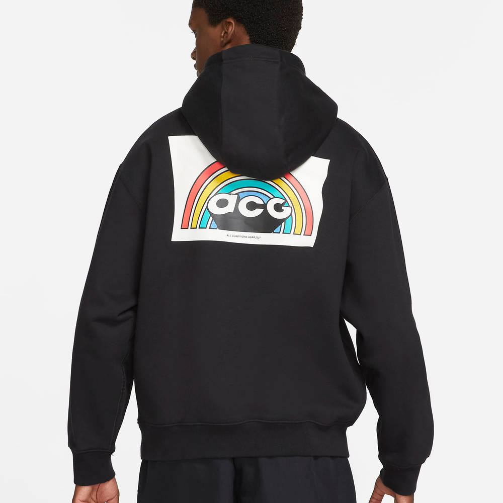 Nike ACG Graphic Pullover Hoodie - Black | The Sole Supplier