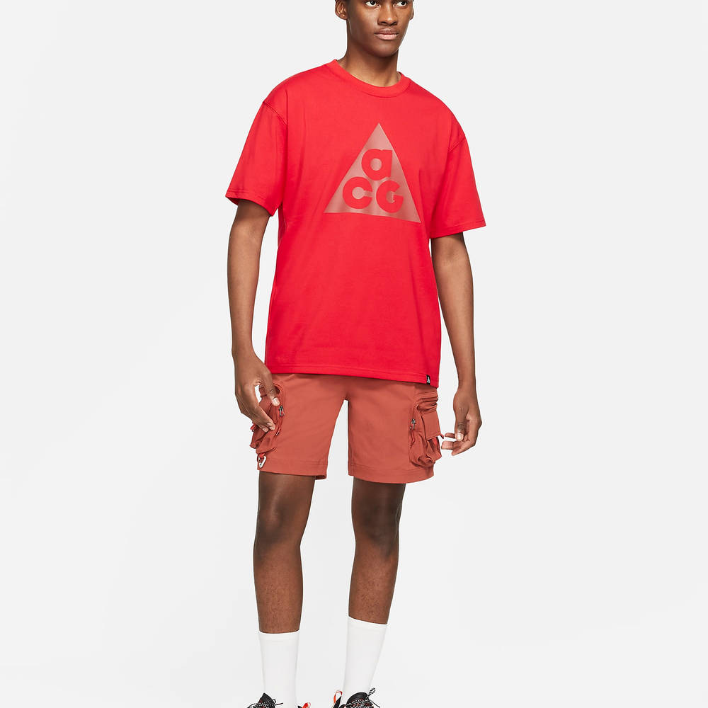 Nike ACG Graphic T-Shirt - University Red | The Sole Supplier