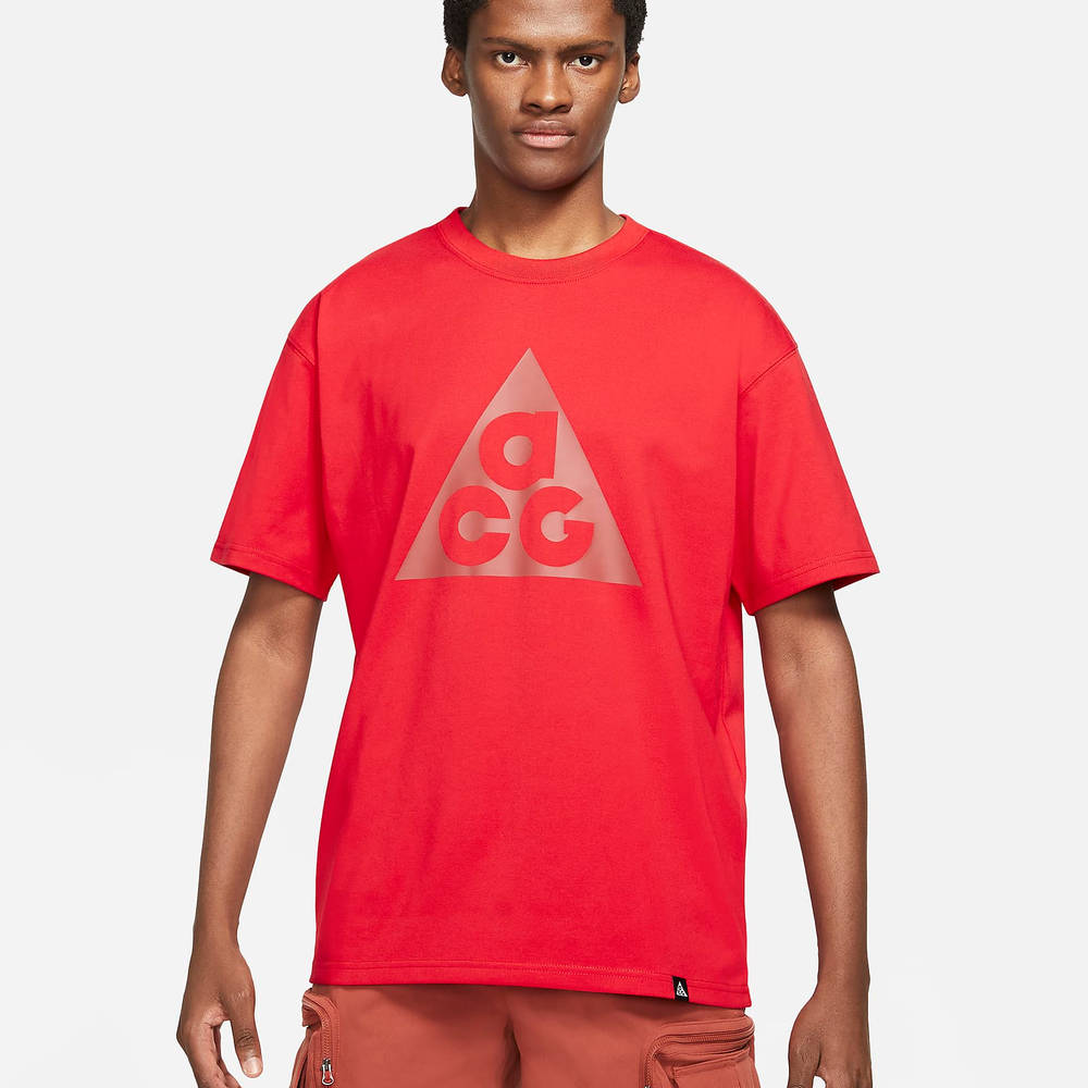 Nike ACG Graphic T-Shirt - University Red | The Sole Supplier