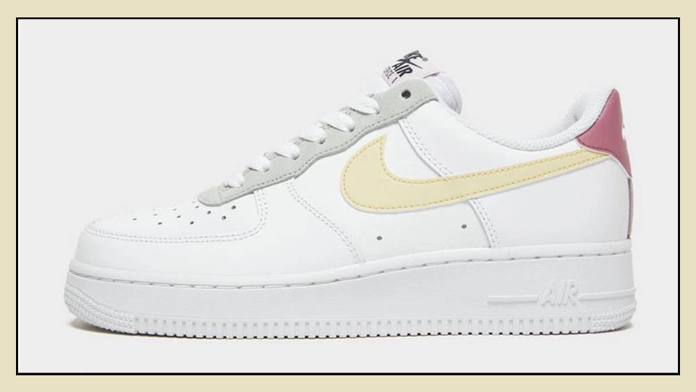 Nike Air Force 1 07 Essential White Lemon Drop Yellow