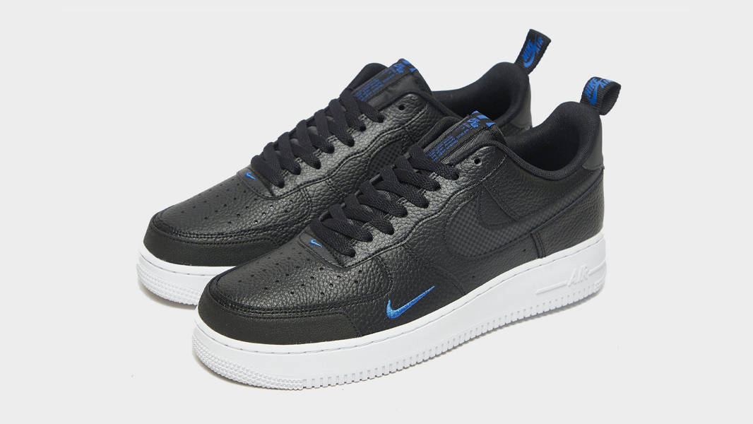 nike air force 1 07 lv8 black blue