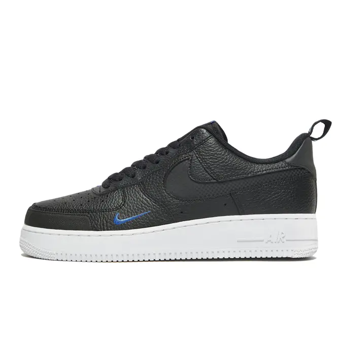 Nike Air Force 1 Cut-Out Swoosh Black Blue | Where To Buy | The Sole ...