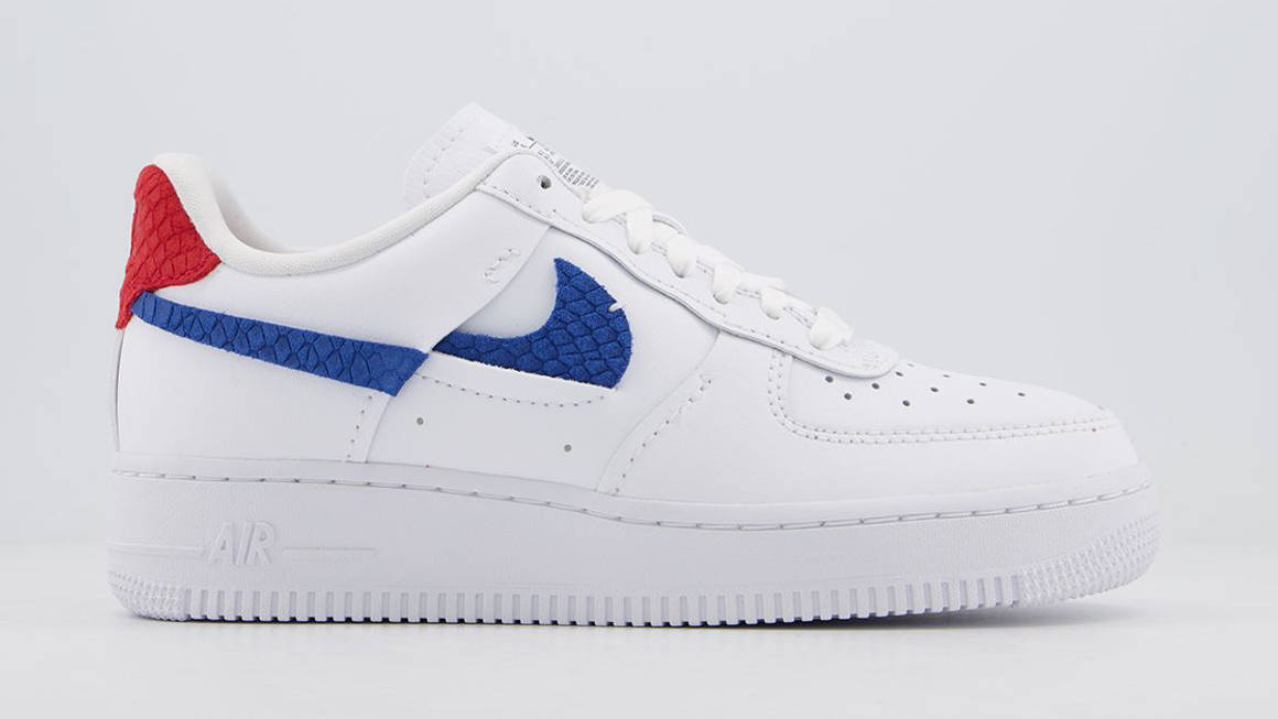 Nike Air Force 1 07 White Red Blue
