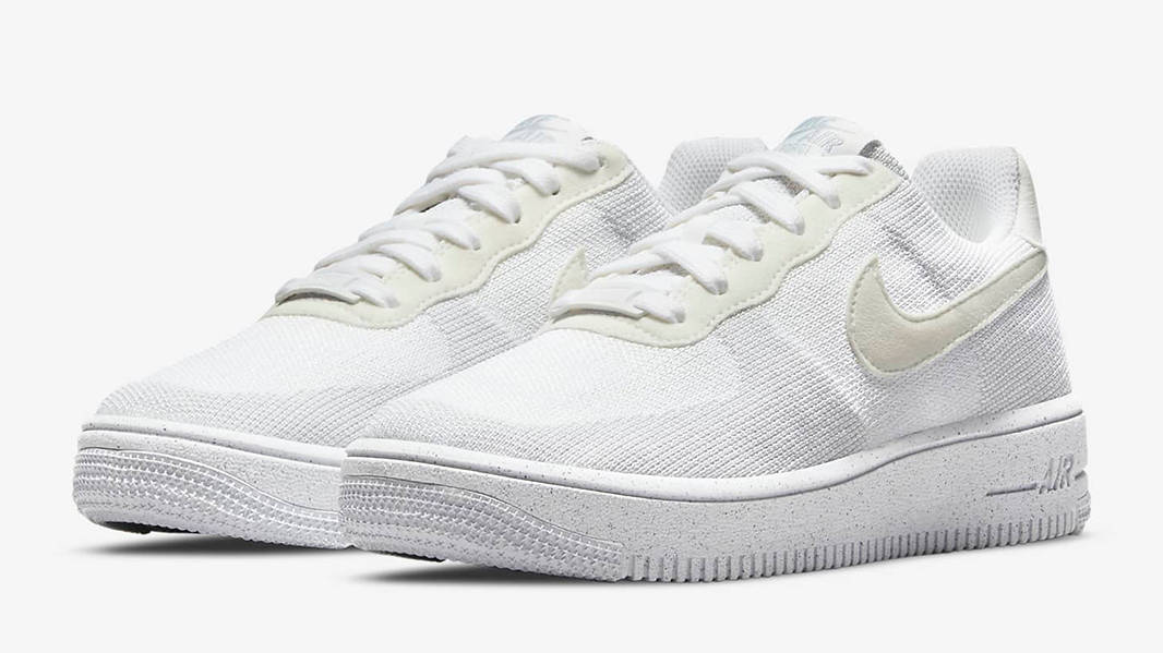 Nike Air Force 1 Crater Flyknit GS White Sail