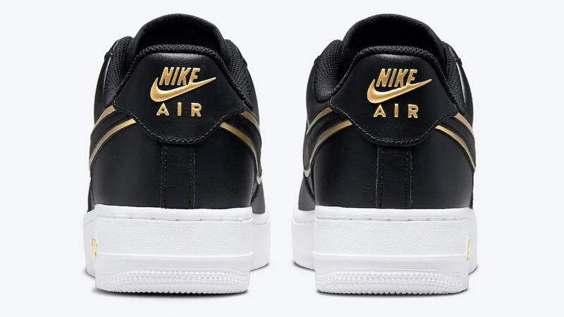 Nike Air Force 1 '07 LV8 Double Swoosh - White / Black / Gold