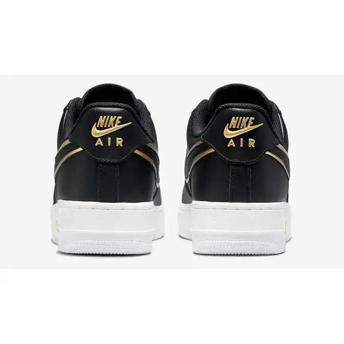 Nike Boys Air Force 1 LV8 - Shoes Black/Metallic Gold/Black Size 07.0