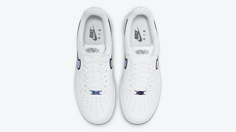 Nike Air Force Low Iridescent Swoosh White Where To Buy