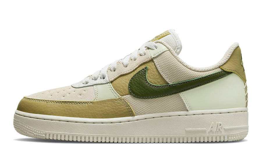 green nike air force 1 low
