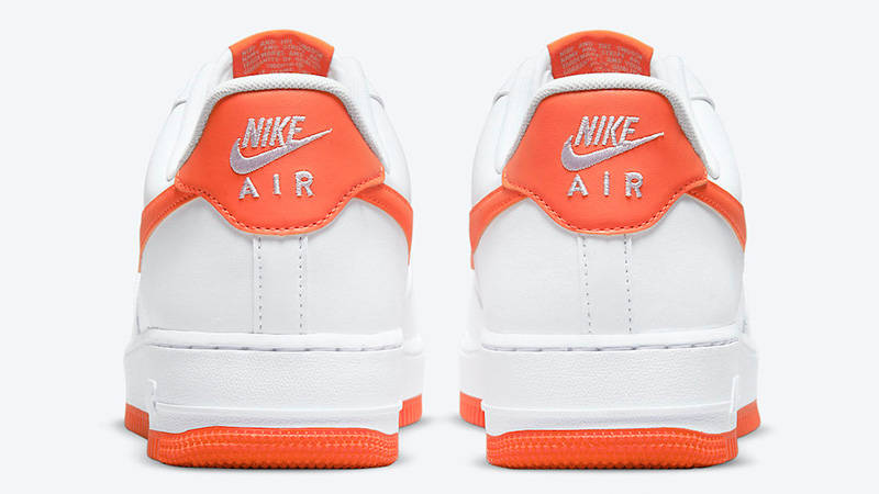 white air force orange tick
