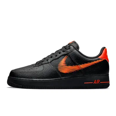 Nike Air Force 1 Low Black / Team Orange / Total Orange Low Top Sneakers -  Sneak in Peace