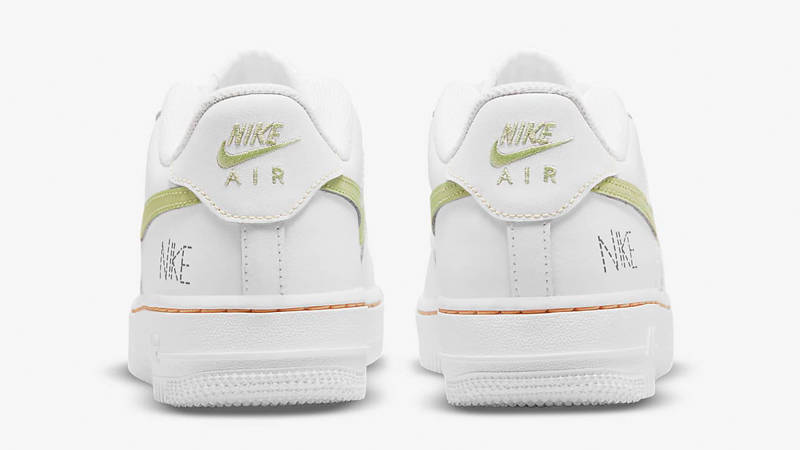 Nike Air Force 1 LV8 GS Multi Swoosh White Bright Crimson