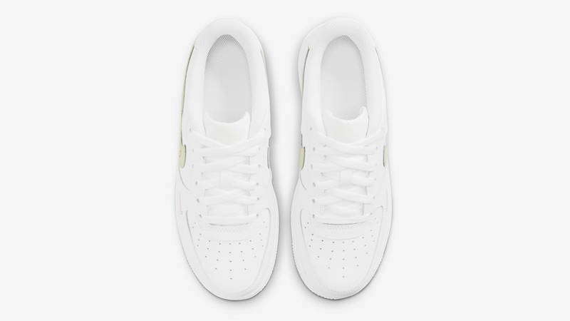 Nike Air Force 1 LV8 GS Multi Swoosh White Bright Crimson