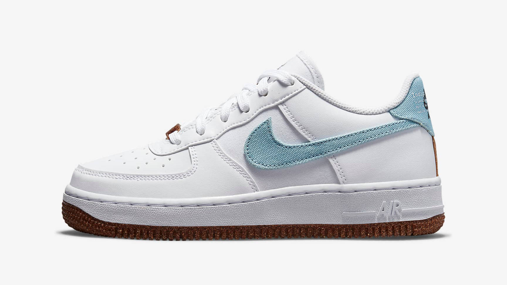 Nike Air Force 1 LV8 GS White Obsidian