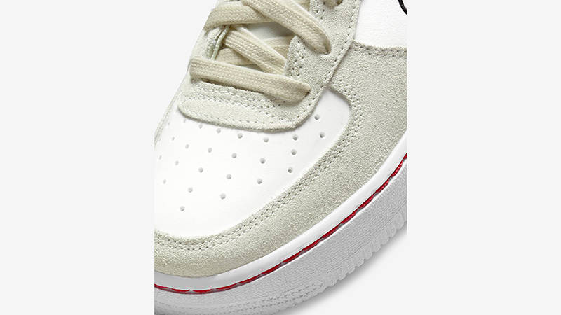 Nike Air Force 1 LV8 S50 GS Stone University Red