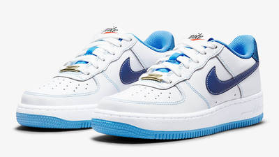 Nike Air Force 1 S50 GS White University Blue | Where To Buy | DB1560 ...