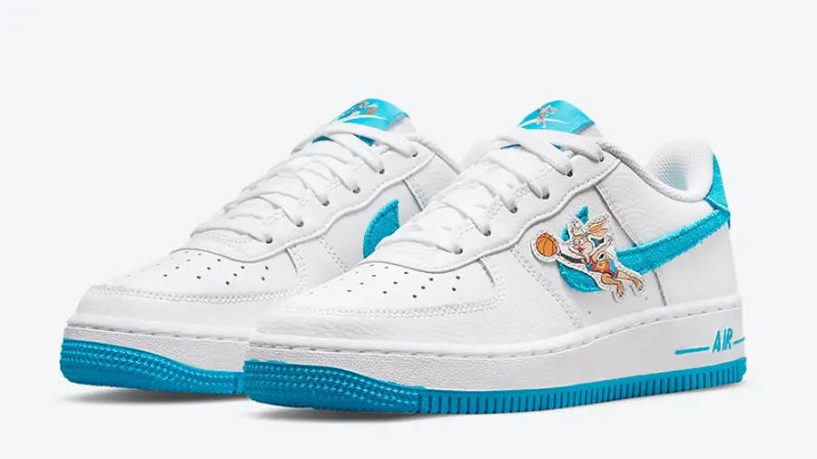 nike air force 1 space jam white blue