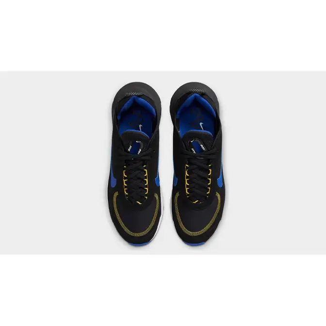Nike NIKE WMNS AIR JORDAN 1 MID PATENT BLEND 29cm Black Blue Yellow Missle