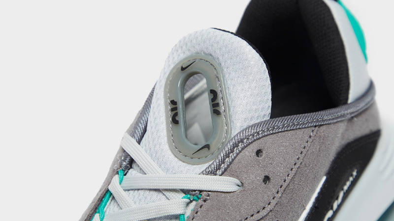 Nike Air Max 2090 Smoke Grey Emerald Green Closeup