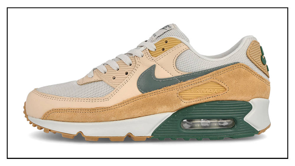 Nike Air Max 90 Light Bone Dutch Green