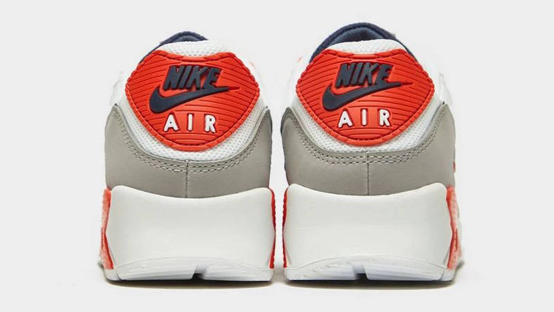 Nike Air Max 90 White Blue Grey Back