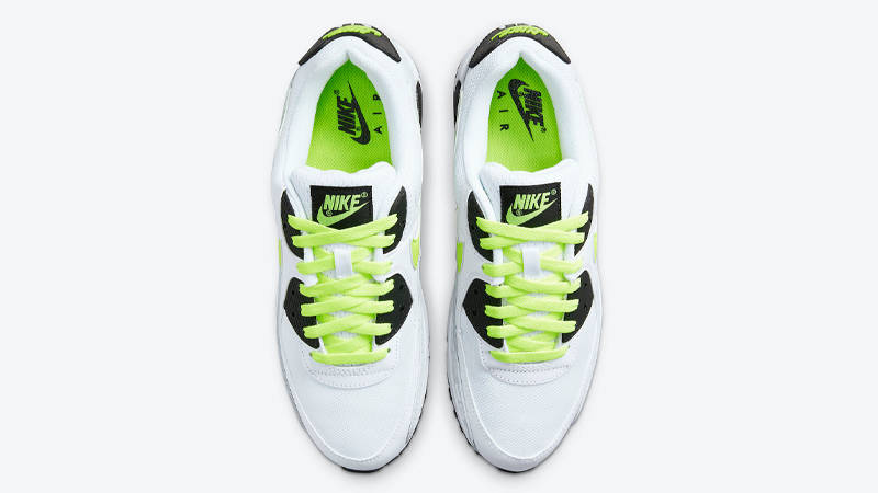 Nike Air Max 90 White Volt Black Middle