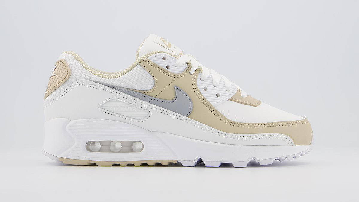 Nike Air Max 90 White Wolf Grey Rattan