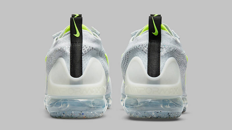 Nike Air VaporMax Flyknit Grey Volt DH4085-001 back