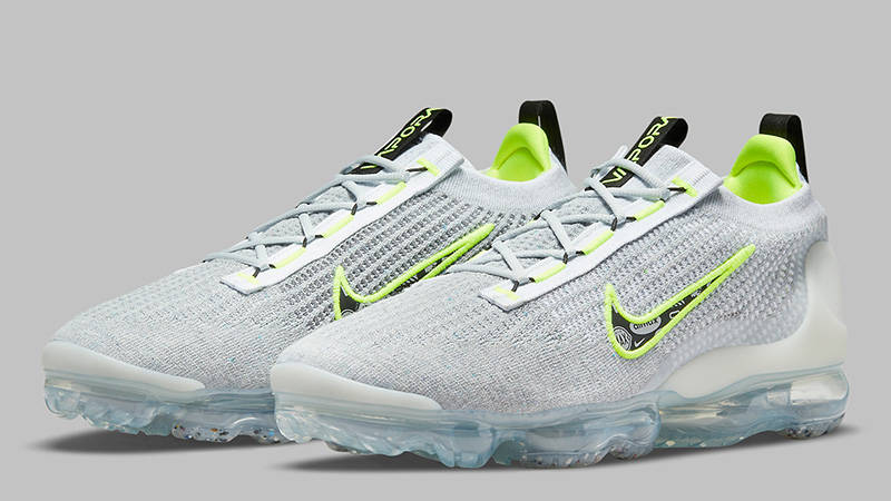 Nike Air VaporMax Flyknit Grey Volt DH4085-001 front