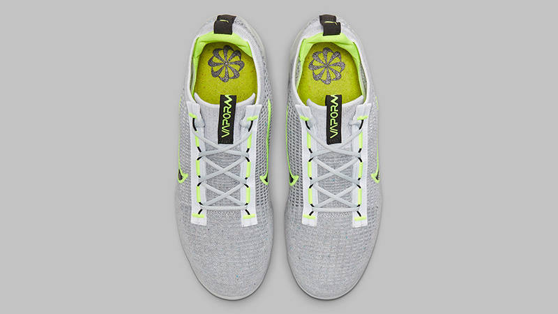 Nike Air VaporMax Flyknit Grey Volt DH4085-001 middle