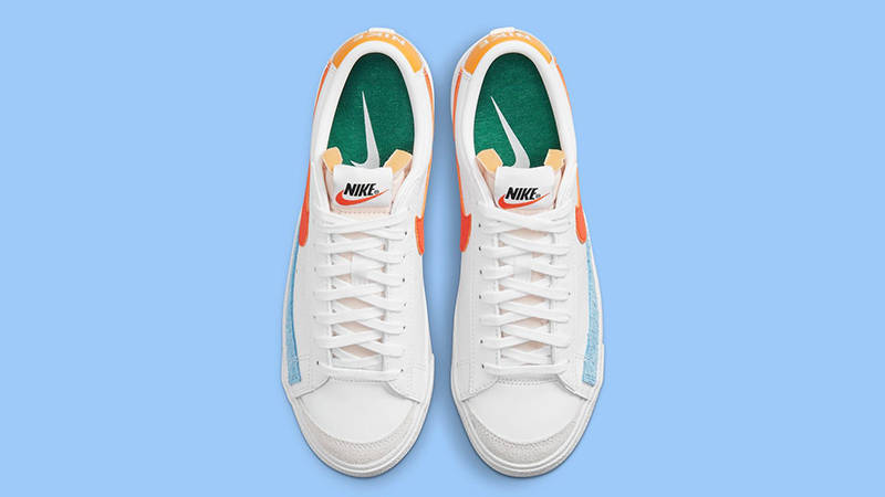 Nike Blazer Low 77 White Orange