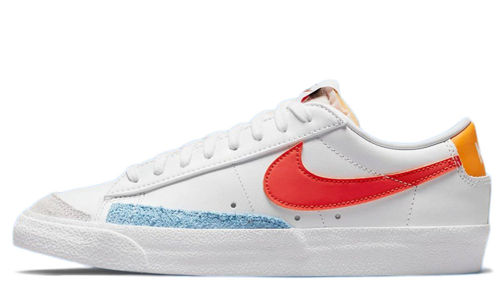 Nike Blazer Low 77 White Orange