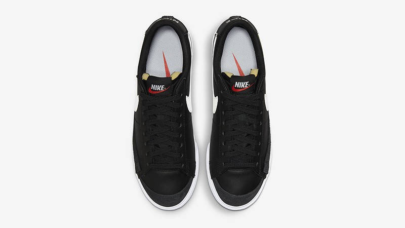 Nike Blazer Low Platform Black White