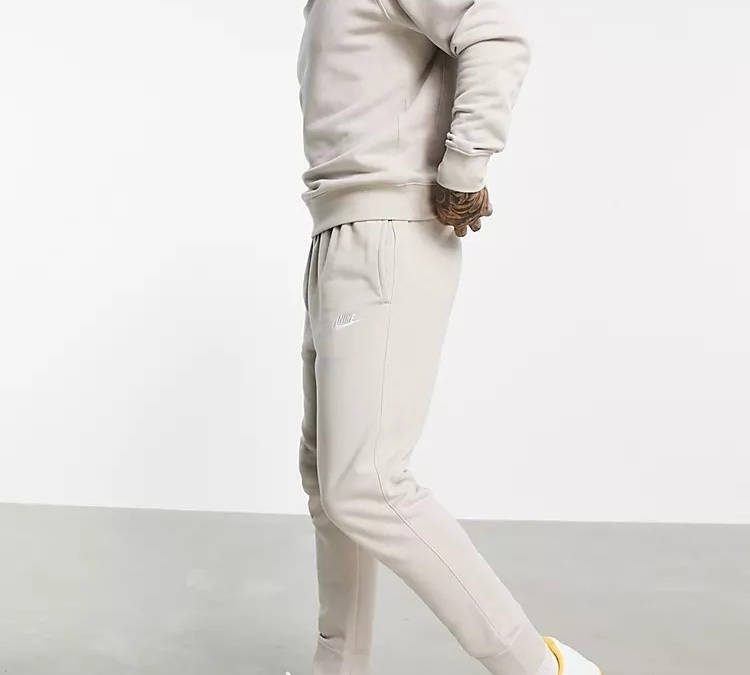 nike club sweatshirt cream