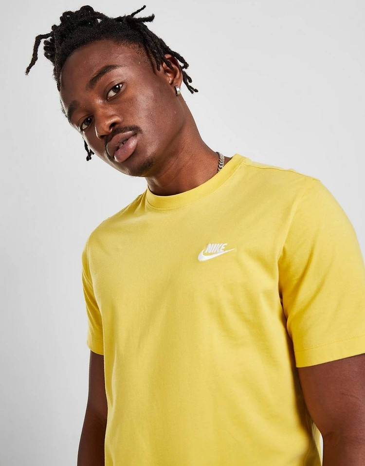 Nike yellow outlet t shirt