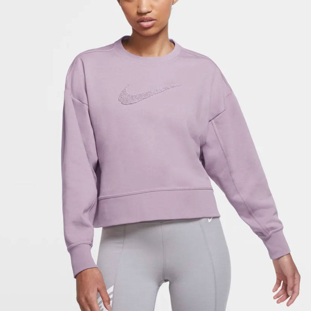 Nike dri fit get fit lilac sweatshirt sale listicle