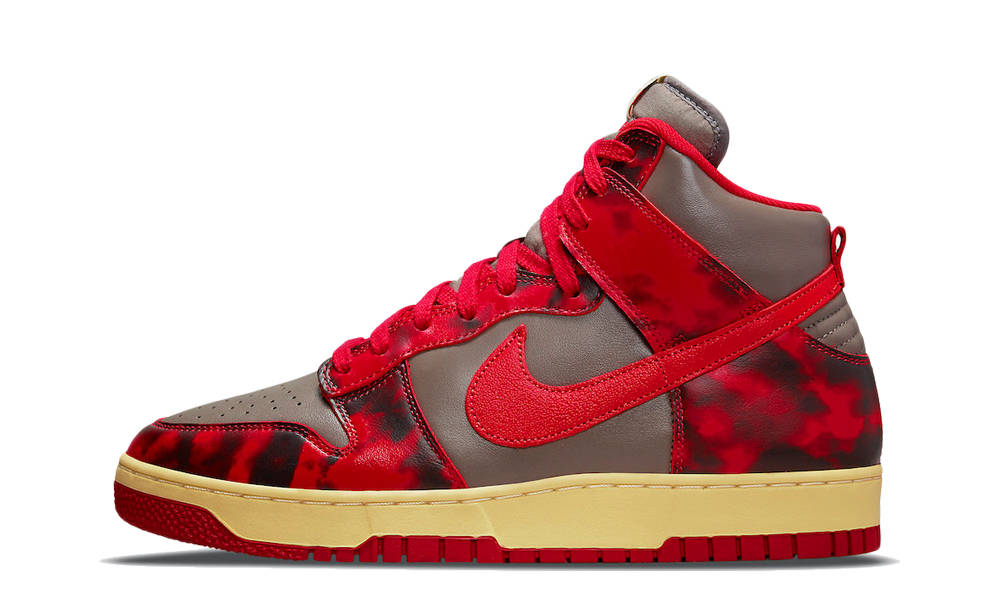 Nike Dunk High 1985 Acid Wash Red