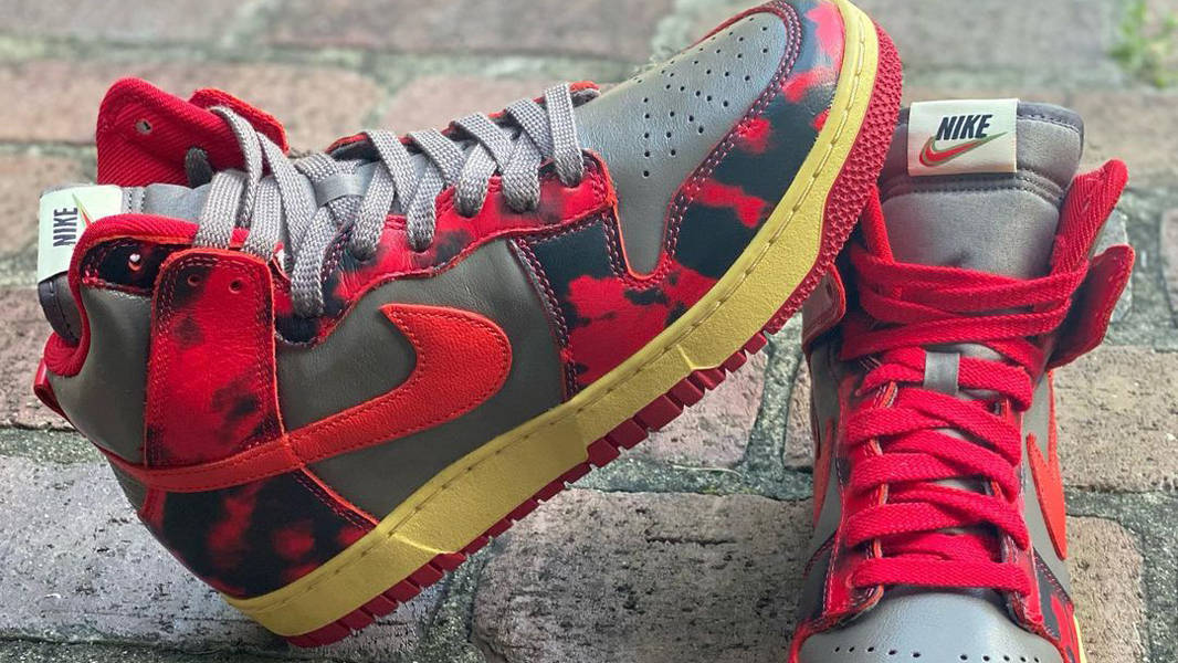 Nike Dunk High 1985 Acid Wash Red | Where To Buy | DD9404-600