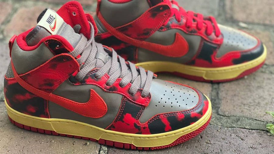 Nike Dunk High 1985 Acid Wash Red | Where To Buy | DD9404-600 