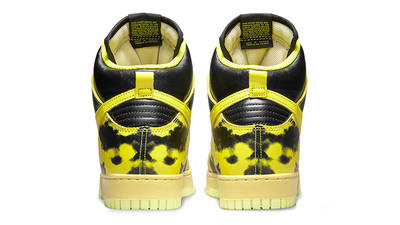 Nike Dunk High Yellow Acid Wash DD9404-001 Back