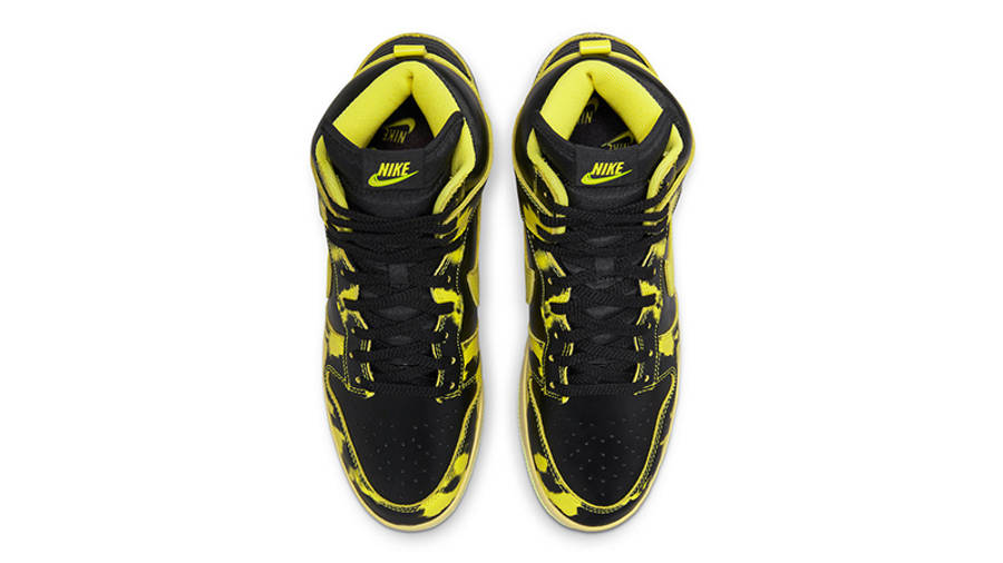 Nike Dunk High Yellow Acid Wash DD9404-001 Top