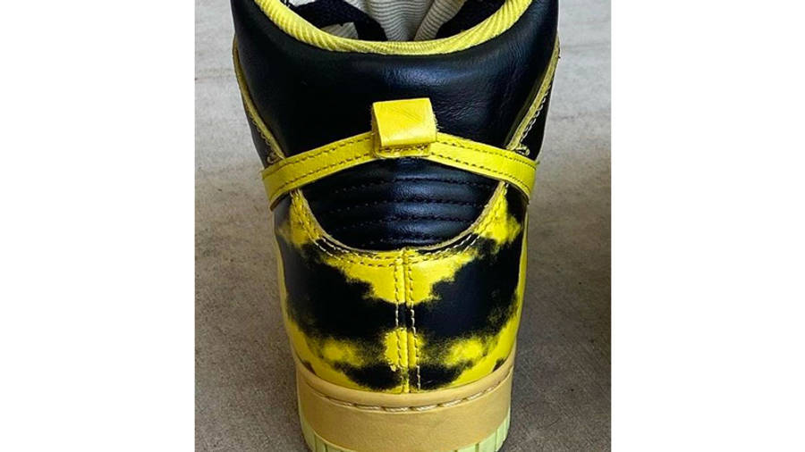 Nike Dunk High Yellow Acid Wash First Look Back