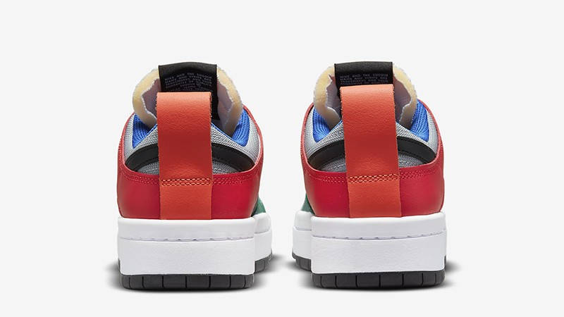 Nike Dunk Low Disrupt Yellow Red Multi Back