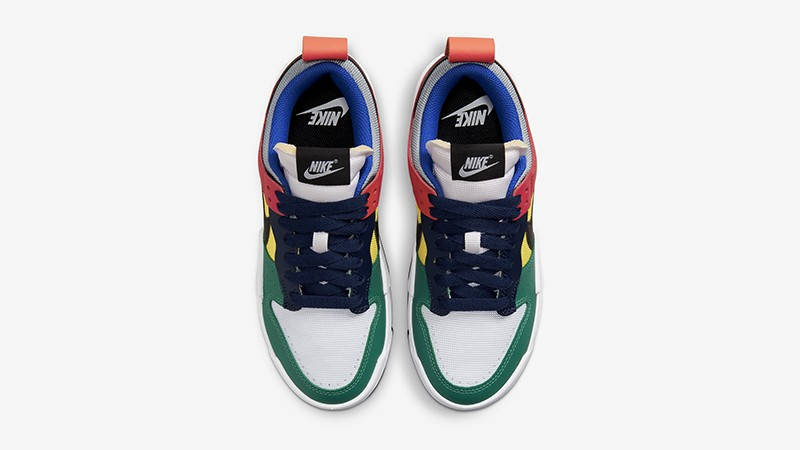 Nike Dunk Low Disrupt Yellow Red Multi Middle