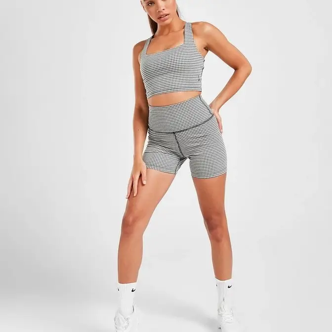 gingham nike shorts