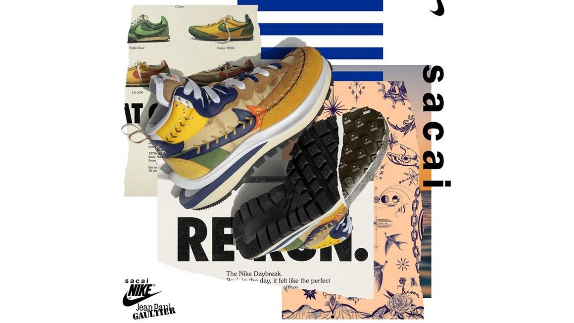 NIKE - Nike x sacai x Gaultier LDVaporwaffle 29の+crystalchambers