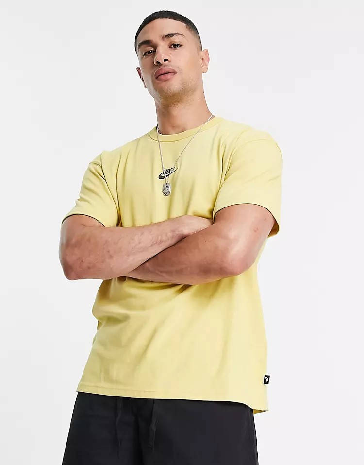 mustard nike t shirt