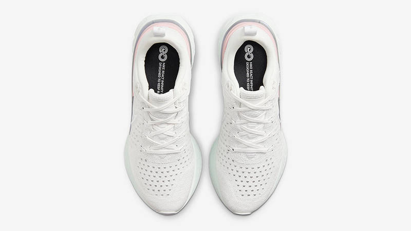 Nike React Infinity Run Flyknit 2 Platinum Tint Green